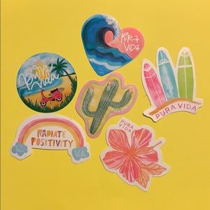 Pura Vida stickers